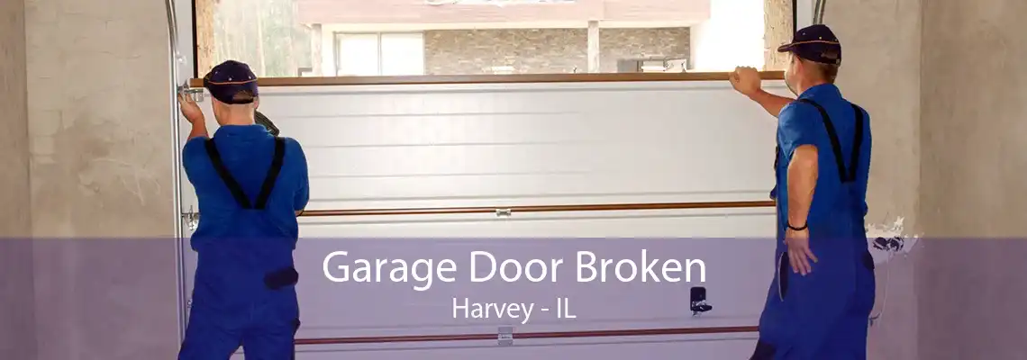 Garage Door Broken Harvey - IL